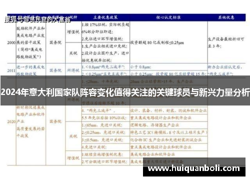 2024年意大利国家队阵容变化值得关注的关键球员与新兴力量分析